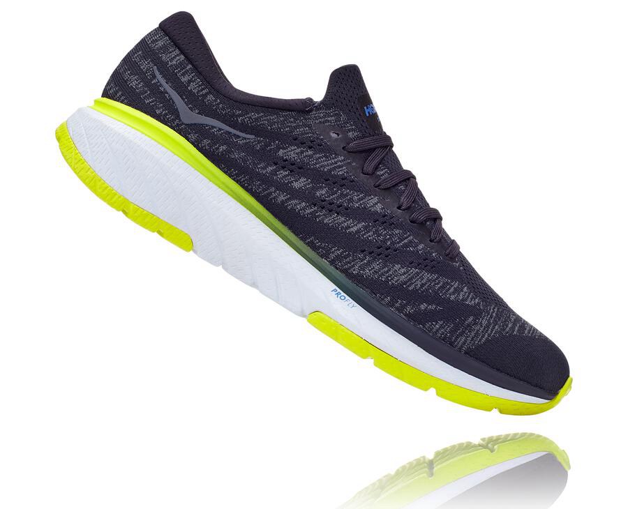 Hoka One One ランニングシューズ メンズ ネイビー - Cavu 3 - YA2185640